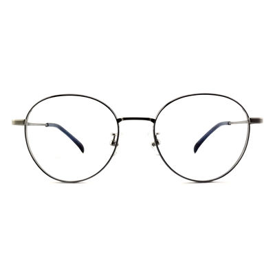 Harga yang bagus TF3335 Bulat Disesuaikan Titanium Optical Frame Vacuum Plating Klasik on line