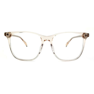 Harga yang bagus FP2675 Elegant Acetate Optical Frame Unisex persegi panjang Kacamata Customized on line