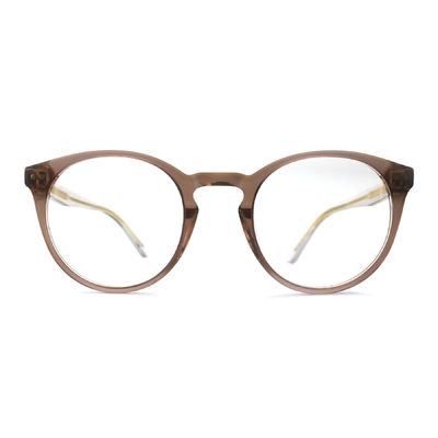 Harga yang bagus AD130 Kacamata Unisex Optical Frame yang Bergaya Kacamata Bulat Nyaman on line