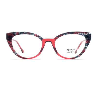 Harga yang bagus AD196 Stylish Acetate Optical Frame for All-Day Comfort kacamata asetat on line