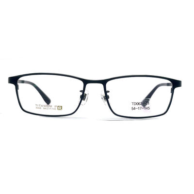 Harga yang bagus TD062 Medium Size Titanium Frame dengan Contemporary Semi-Rimless Eye Shape on line
