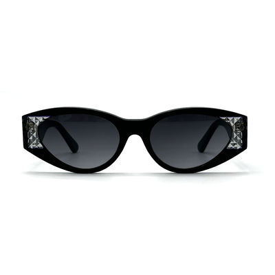 Harga yang bagus AS096 Kacamata Matahari Kerangka Asetat 100% Perlindungan UV Kacamata Kupu-kupu on line