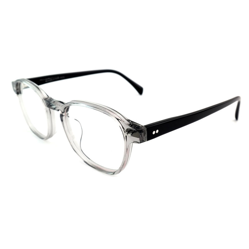 FP2616 Frame Optik Acetate Trendy Unisex Full Rim Round Warna Disesuaikan