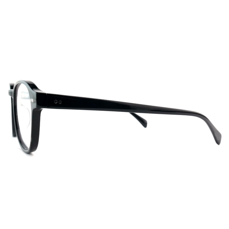 FP2616 Frame Optik Acetate Trendy Unisex Full Rim Round Warna Disesuaikan