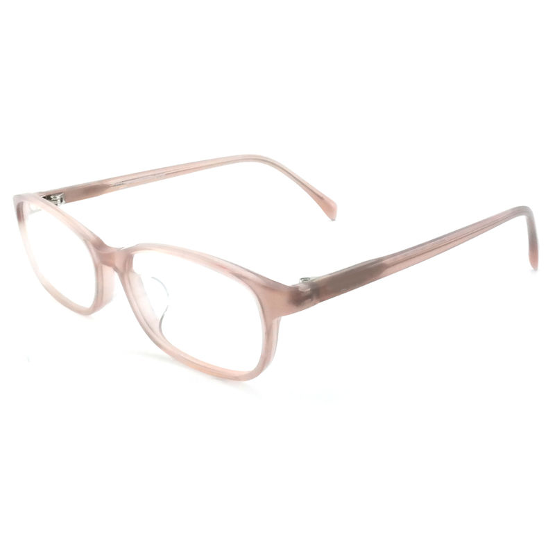 FP2619 Stylish Acetate Optical Frame Full Rim Dekorasi persegi panjang Untuk Kacamata