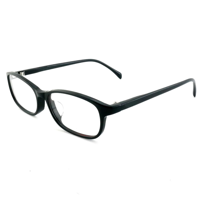 FP2619 Stylish Acetate Optical Frame Full Rim Dekorasi persegi panjang Untuk Kacamata