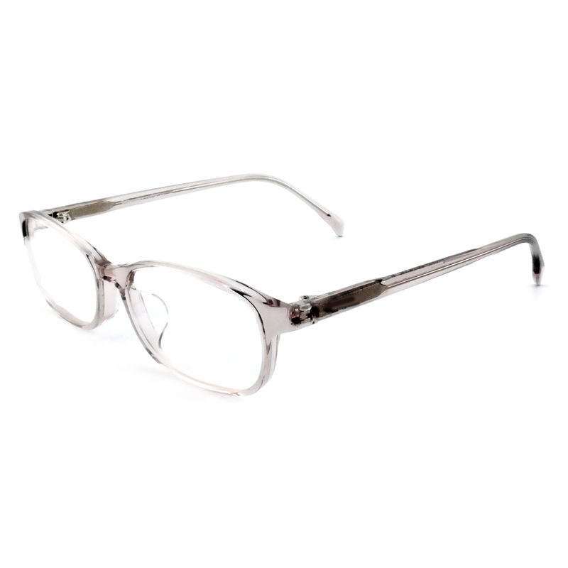 FP2619 Stylish Acetate Optical Frame Full Rim Dekorasi persegi panjang Untuk Kacamata