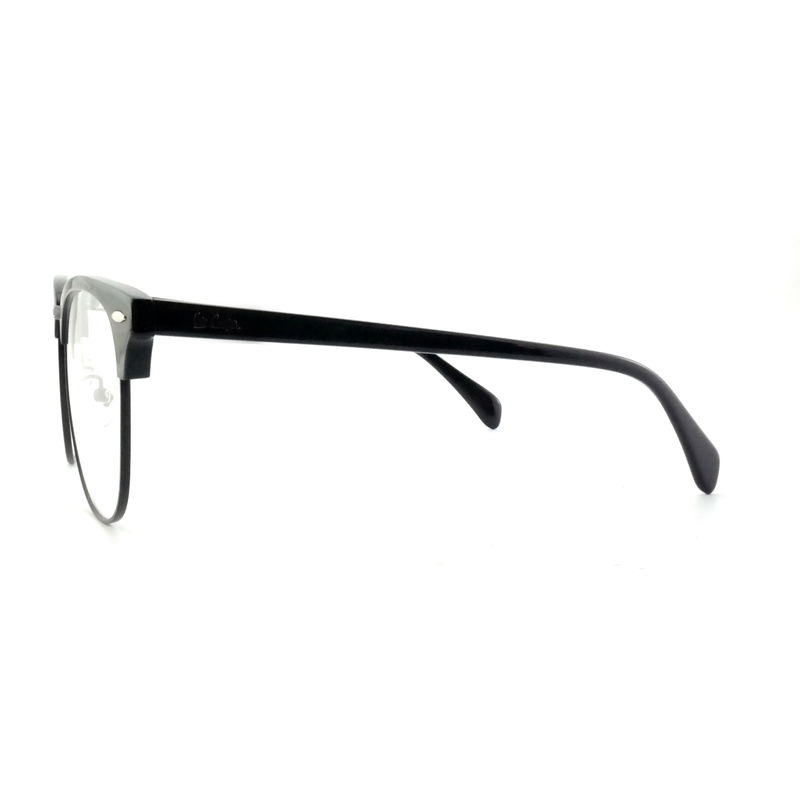 FP2648 Kacamata Klasik Asetat Logam Vintage Square Unisex Frame Kacamata