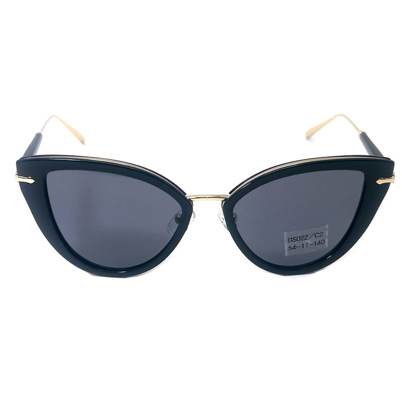 Premium Acetate Metal Kacamata Matahari Fashion Kacamata Matahari Kupu-kupu Model BS022,OEM & ODM FE