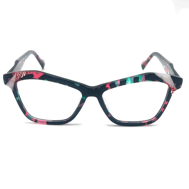 AD185 Stylish Acetate Optical Frame for All-Day Comfort Kacamata optik Kacamata