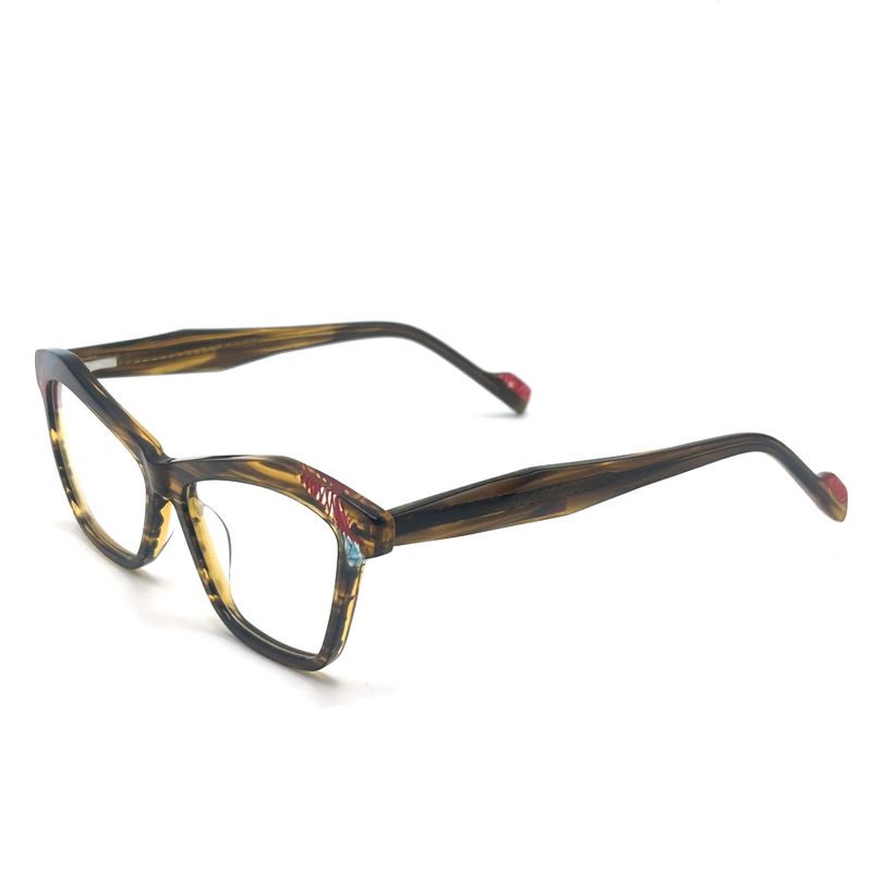 AD185 Stylish Acetate Optical Frame for All-Day Comfort Kacamata optik Kacamata