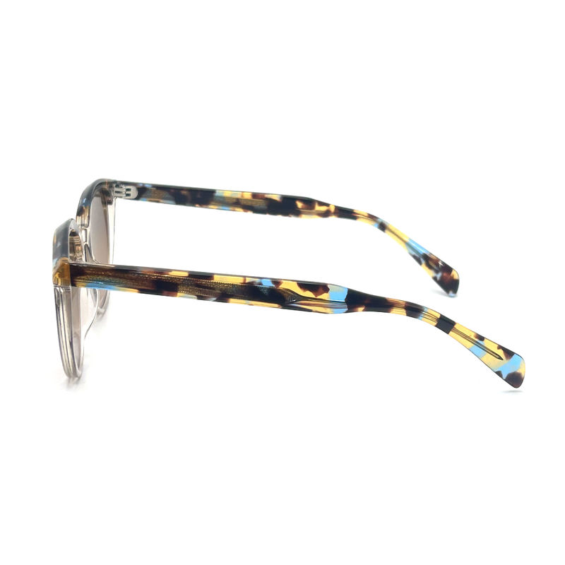 AS065 Kacamata hitam dengan frame asetat dengan bahan lensa CR 39 untuk perlindungan UV modern