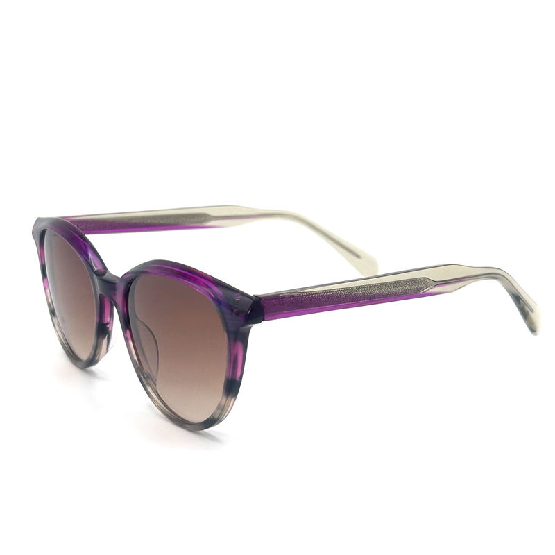 AS065 Kacamata hitam dengan frame asetat dengan bahan lensa CR 39 untuk perlindungan UV modern