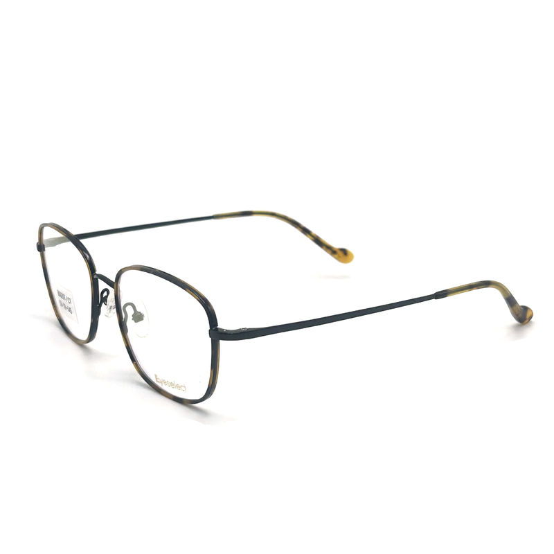 BD020T Vintage Style Square Acetate Metal Frame untuk tampilan yang canggih