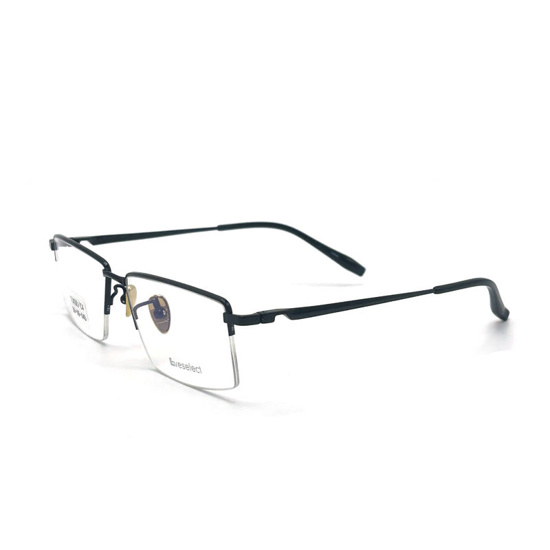 TD038 Kerangka Titanium Semi-Rimless untuk Pria - Keseimbangan Gaya dan Fungsi yang Sempurna