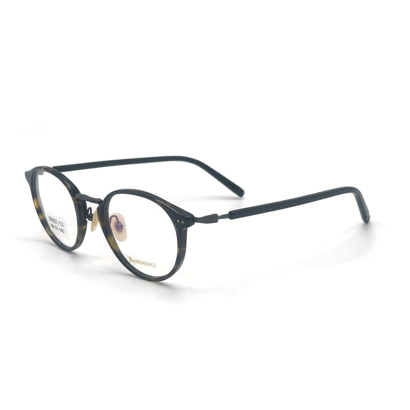BD004T Gaya Vintage Acetate Metal Frame untuk Pria - Kacamata Bergaya