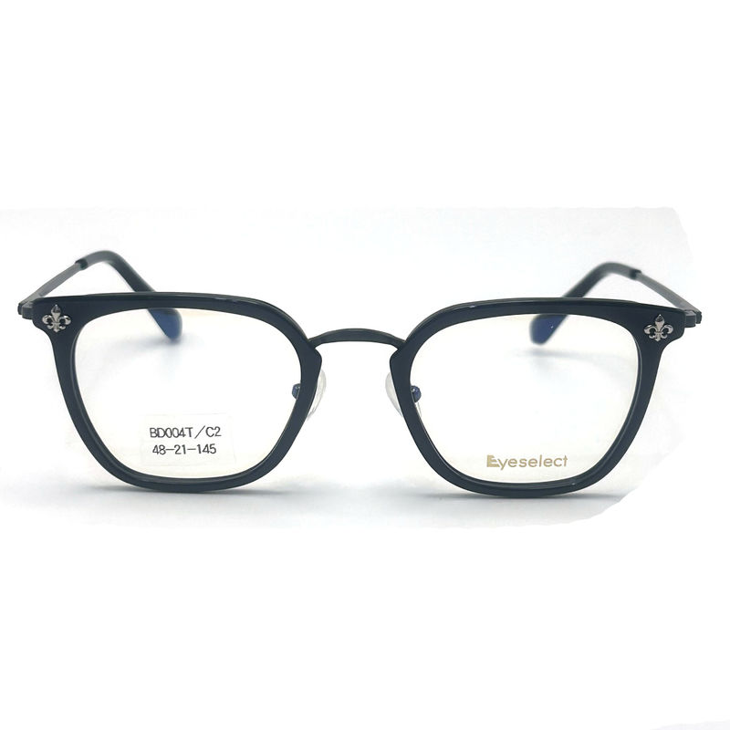 BD004T Gaya Vintage Acetate Metal Frame untuk Pria - Kacamata Bergaya