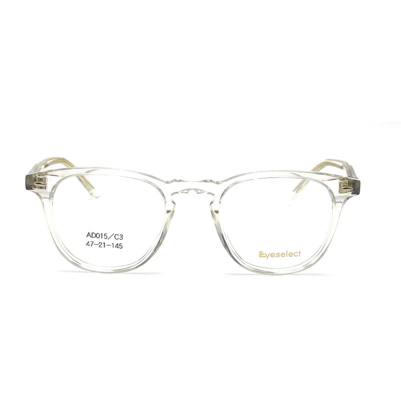AD015 Kerangka optik asetat bulat dengan fitur khusus untuk tampilan maju mode
