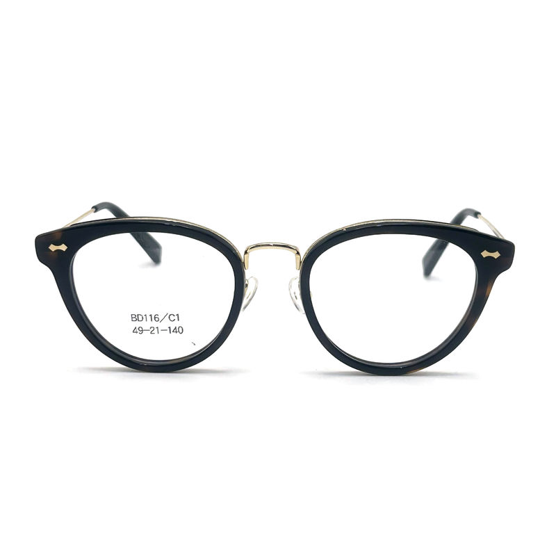 BD006T 50-16-140 Ukuran Acetate Metal Frame dengan 140mm Temple Length