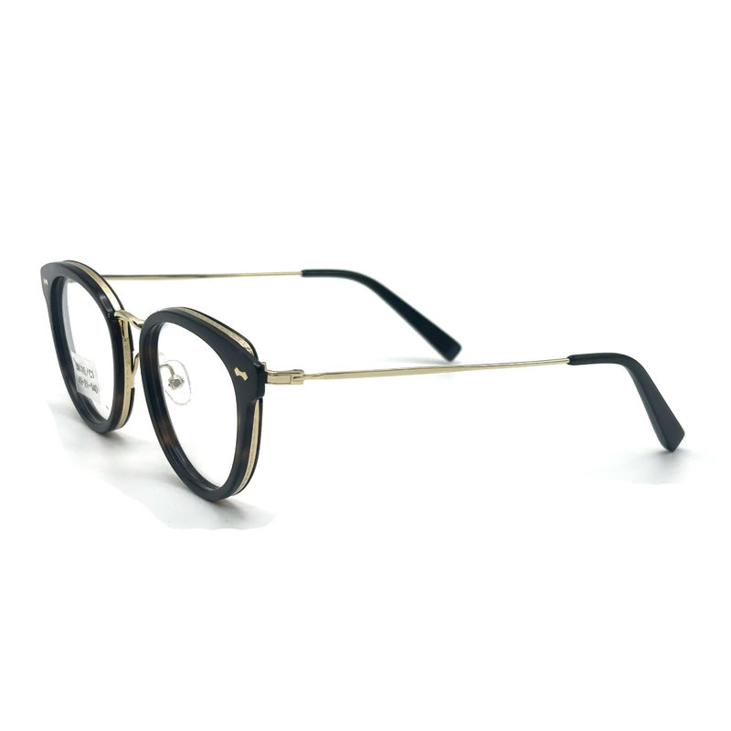 BD006T 50-16-140 Ukuran Acetate Metal Frame dengan 140mm Temple Length
