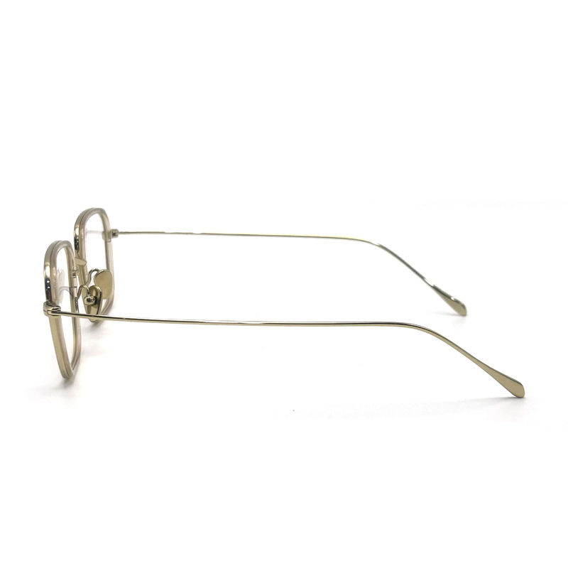 BD103 Custom Frame Color Square Acetate Metal Frame - Kualitas Premium