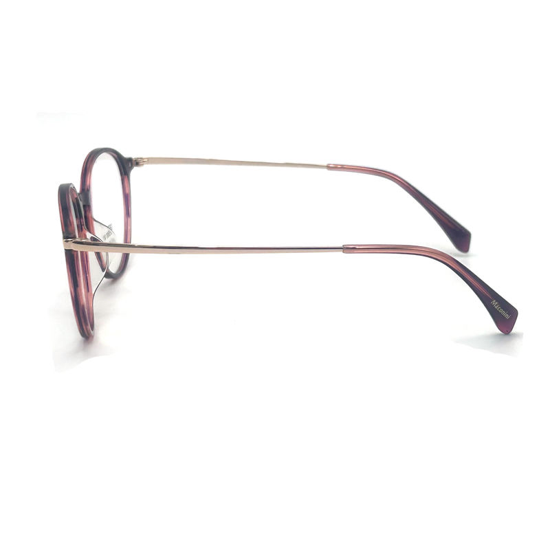 OPT SUN001 Acetate Optical Frame dengan kerangka elastisitas tinggi temples trendy Style Bulat Mode