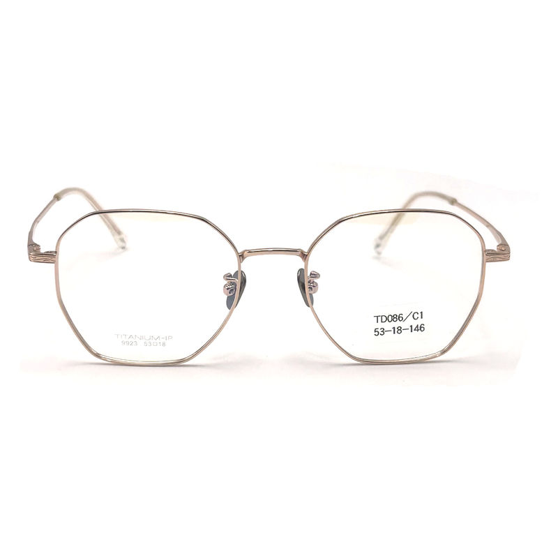 TD086 Bingkai Titanium Optik dengan Lapisan Anti-Reflektif dan Gelang Fleksibel - Sempurna untuk Penggunaan Sehari-hari