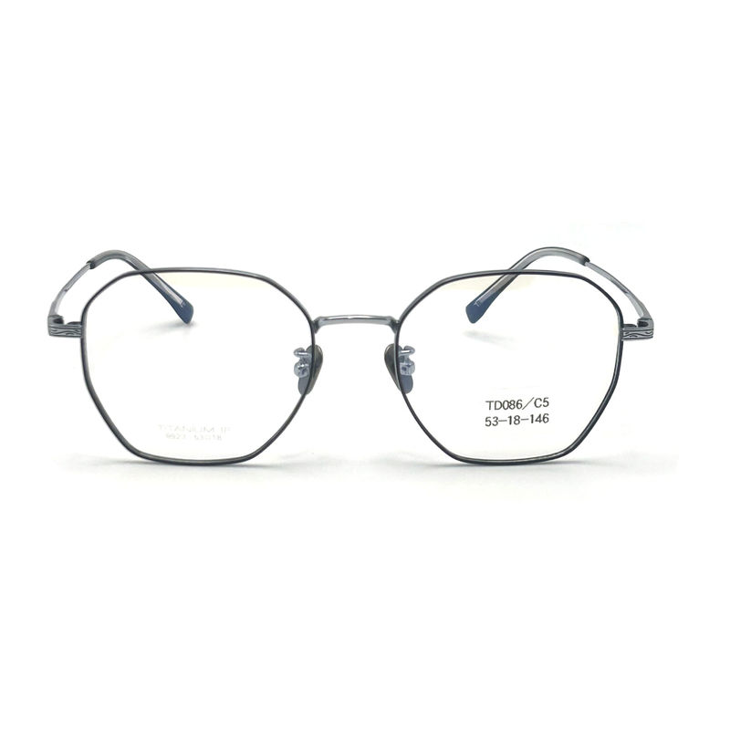 TD086 Bingkai Titanium Optik dengan Lapisan Anti-Reflektif dan Gelang Fleksibel - Sempurna untuk Penggunaan Sehari-hari