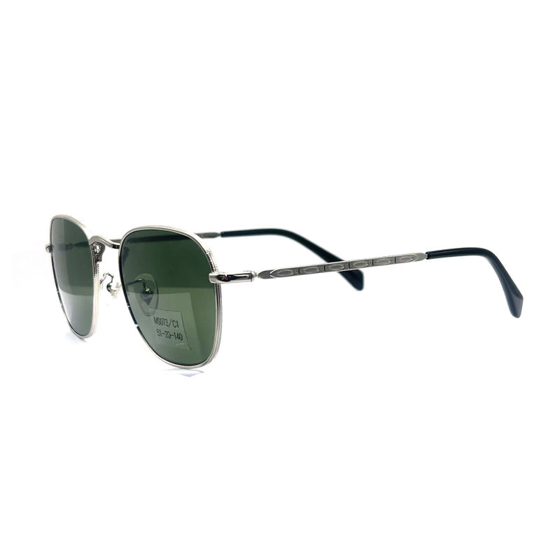 MS073 Kacamata hitam bingkai logam vintage dengan lapisan reflektif
