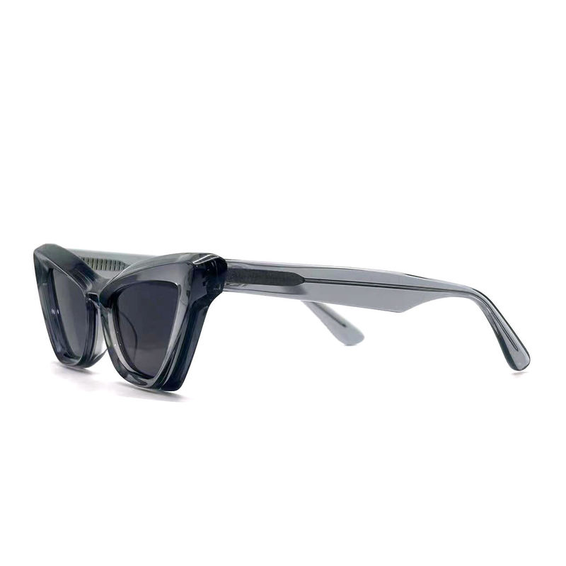 Acetate Sheet Butterfly Eye Shape Acetate Frame Kacamata Matahari-model AS076,Disesuaikan / OEM Kacamata Matahari Factory