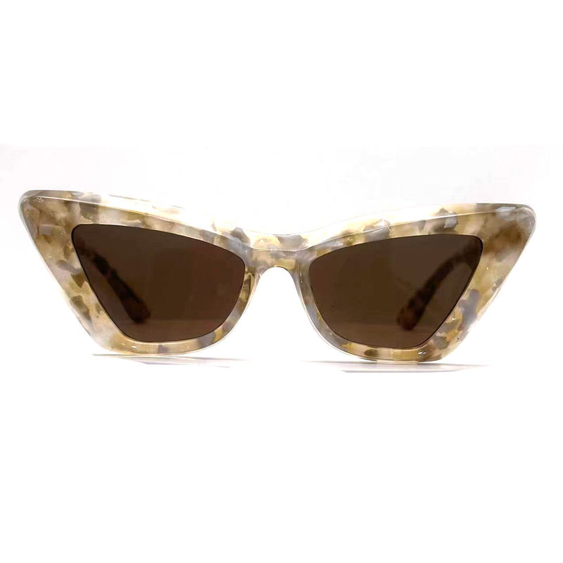 Acetate Sheet Butterfly Eye Shape Acetate Frame Kacamata Matahari-model AS076,Disesuaikan / OEM Kacamata Matahari Factory