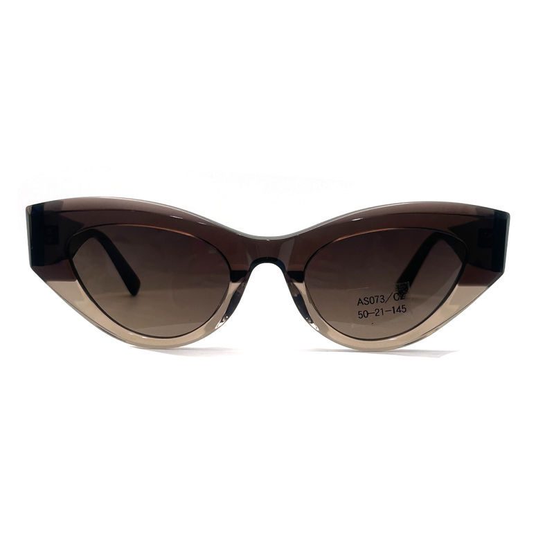 AS073 Kacamata Matahari Frame Asetat untuk Wanita dengan Bahan Lensa CR 39 dan Gaya Elegan
