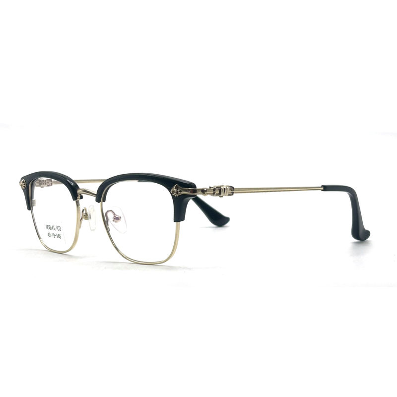 BD014T Kacamata Baca Optik Bulat Gaya Vintage Anti Cahaya Biru Untuk Wanita