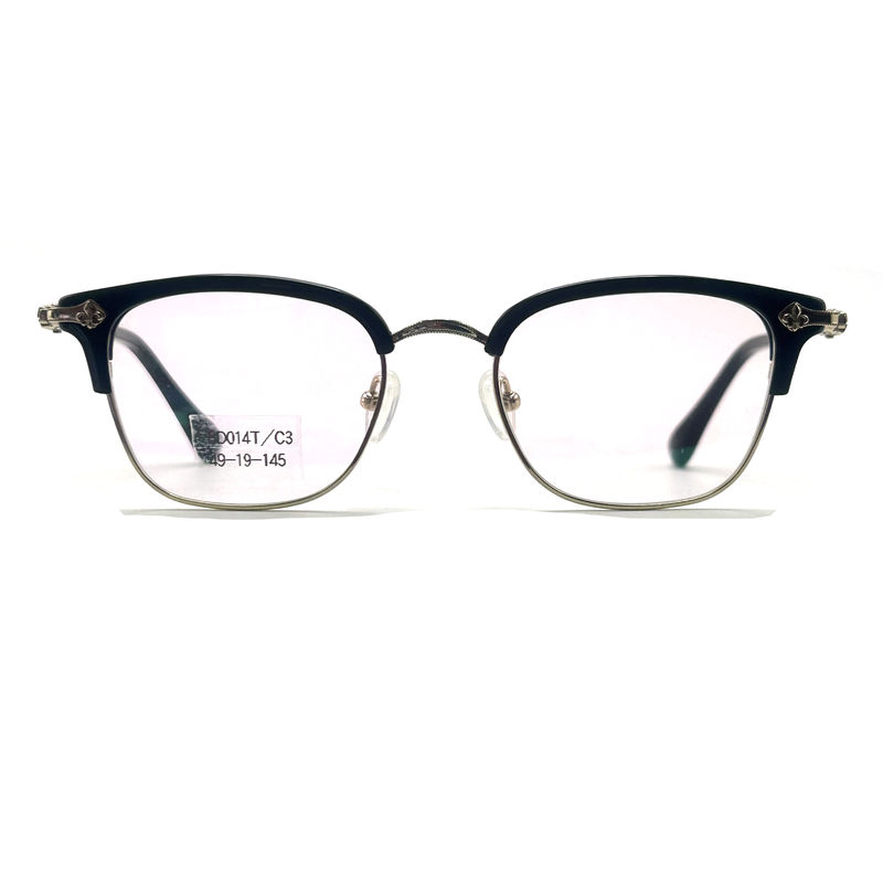 BD014T Kacamata Baca Optik Bulat Gaya Vintage Anti Cahaya Biru Untuk Wanita