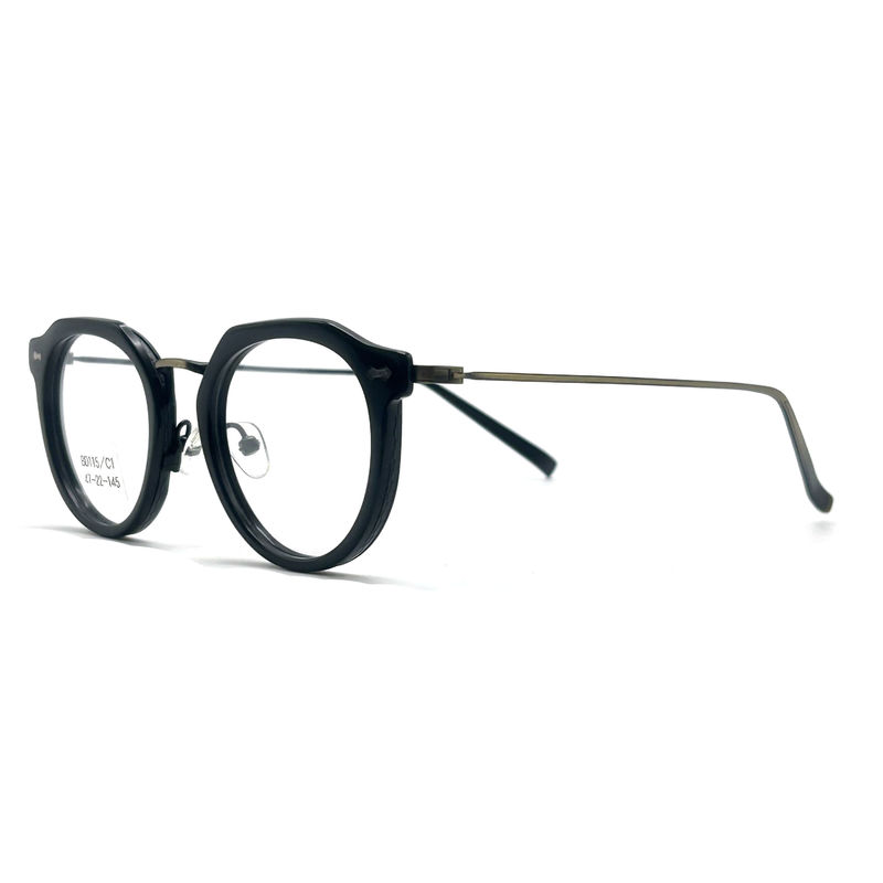BD115 Custom Color Square Acetate Metal Frames - Desain persegi Warna-warni yang Hidup