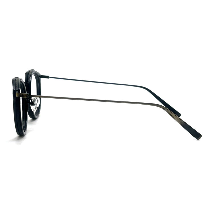 BD115 Custom Color Square Acetate Metal Frames - Desain persegi Warna-warni yang Hidup