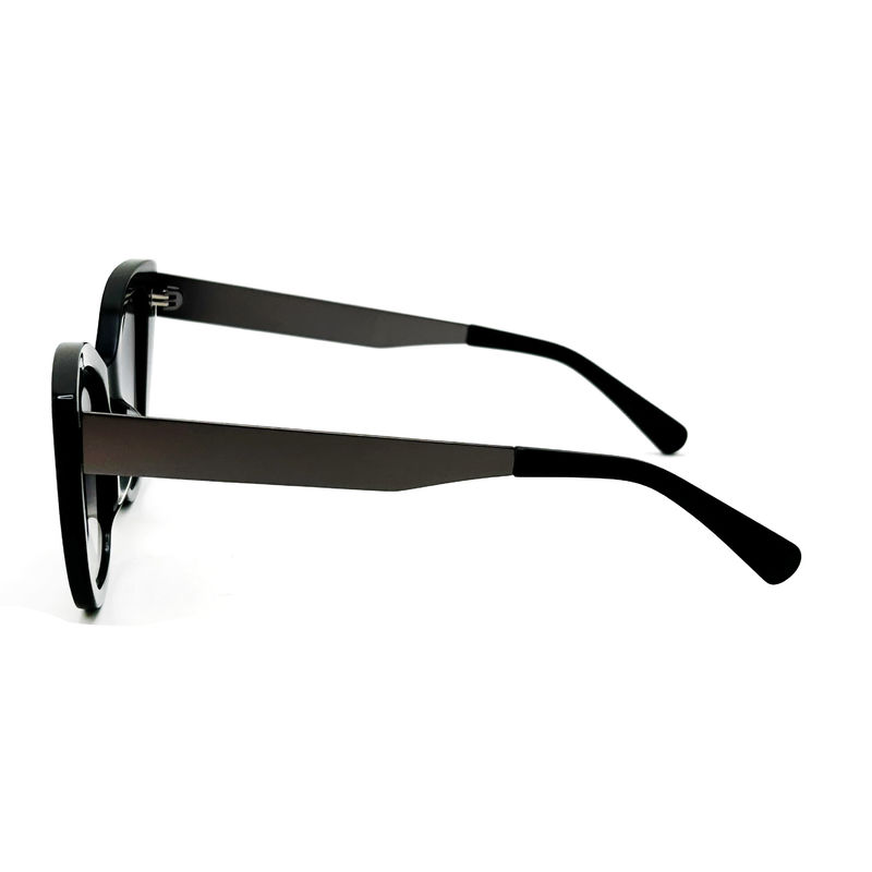 AS091M Klasik Wanita Kacamata Matahari Frame Asetat dengan Lensa CR 39 100% Perlindungan UV 145mm Panjang Kuil