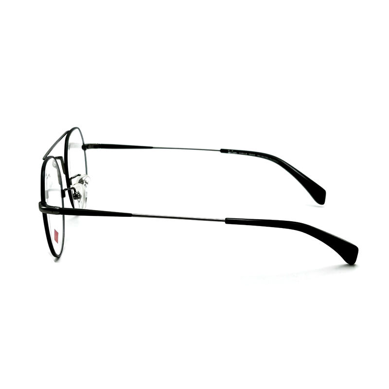 FM3221 Bingkai optik stainless steel bulat unisex dengan ukuran bingkai 50-20-142