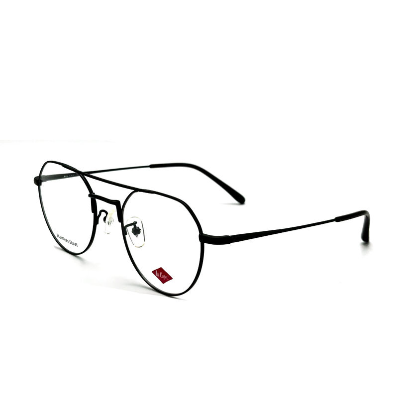 FM3221 Bingkai optik stainless steel bulat unisex dengan ukuran bingkai 50-20-142