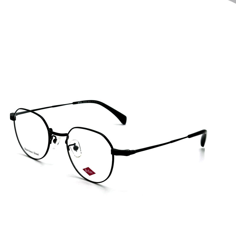 FM3222 Square Unisex Stainless Steel Optical Metal Frame Ukuran 46-21-142