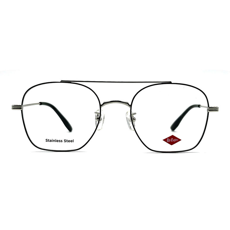 FM7112 Square Unisex Optical Metal Frame Baja tahan karat Ukuran 53-20-145