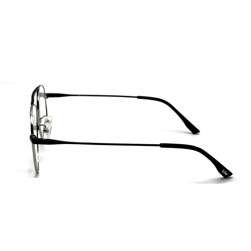 FM7115 Wanita rangka logam optik stainless steel dengan bentuk rangka bulat 50-19-142