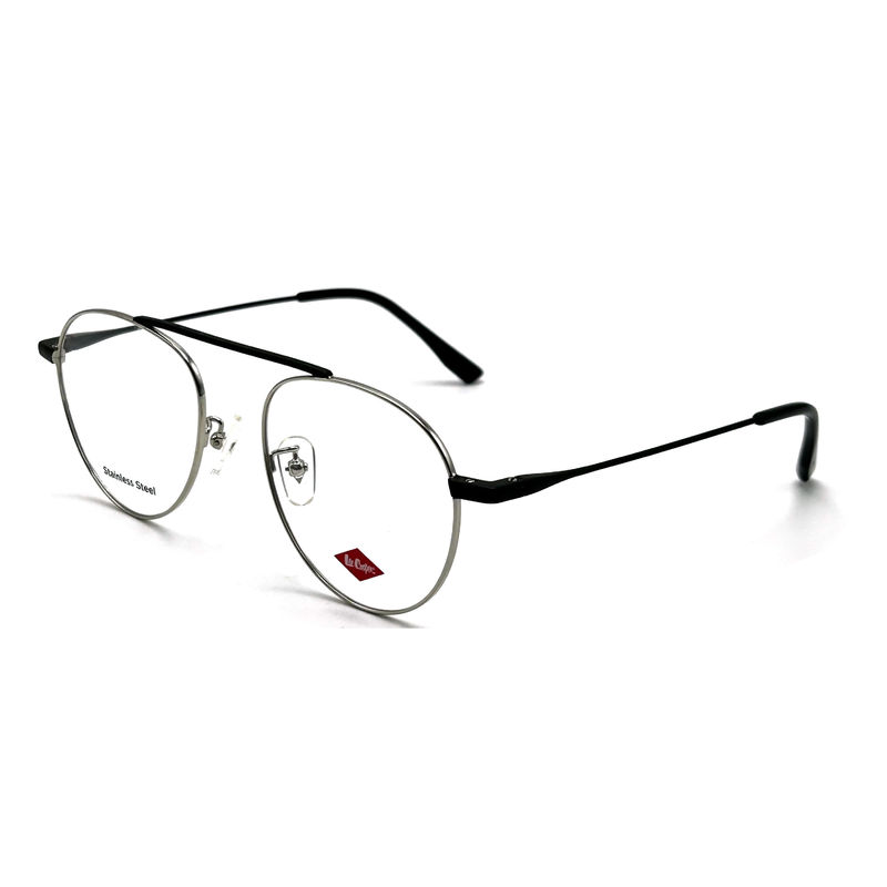FM7115 Wanita rangka logam optik stainless steel dengan bentuk rangka bulat 50-19-142
