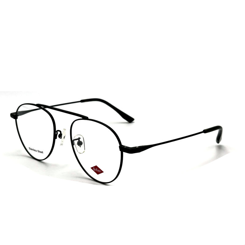 FM7115 Wanita rangka logam optik stainless steel dengan bentuk rangka bulat 50-19-142