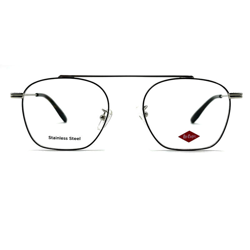 FM7115 Wanita rangka logam optik stainless steel dengan bentuk rangka bulat 50-19-142