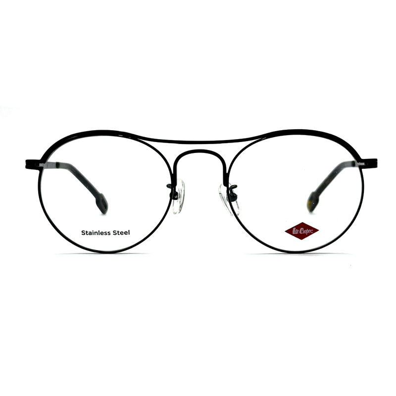 FM7124 Round Top Bar Stainless Steel Wanita Frame Optik untuk tampilan chic abadi