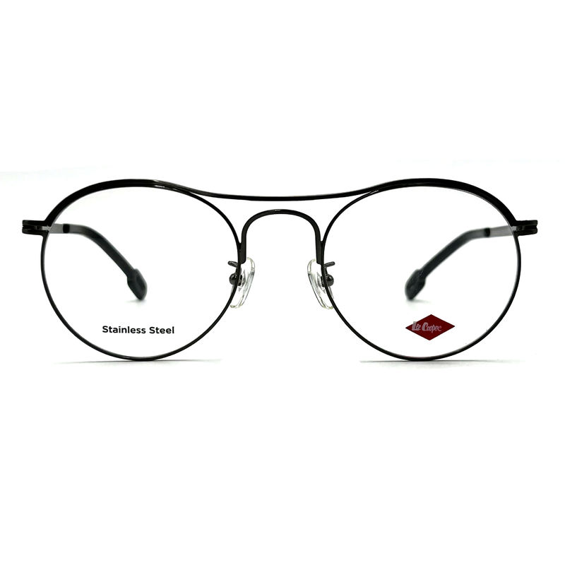 FM7124 Round Top Bar Stainless Steel Wanita Frame Optik untuk tampilan chic abadi