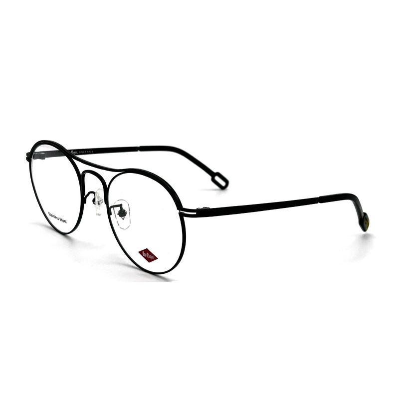FM7124 Round Top Bar Stainless Steel Wanita Frame Optik untuk tampilan chic abadi