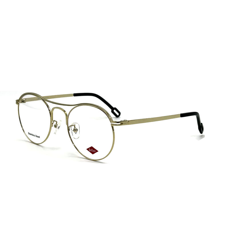 FM7124 Round Top Bar Stainless Steel Wanita Frame Optik untuk tampilan chic abadi