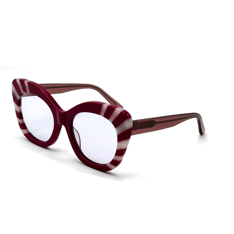 Kacamata Mata Square Acetate Frame Sunglasses untuk Wanita 100% Perlindungan UV-model AS104,kacamata hitam OEM Factory